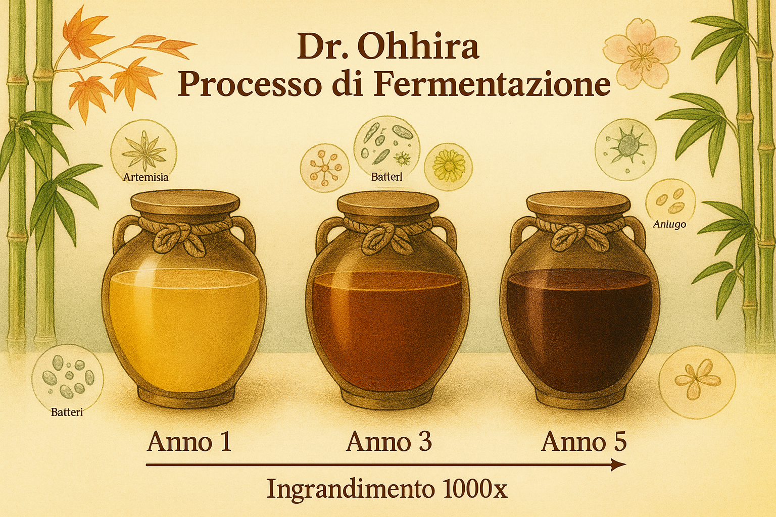 Dr. Ohhira Processo di Fermentazion